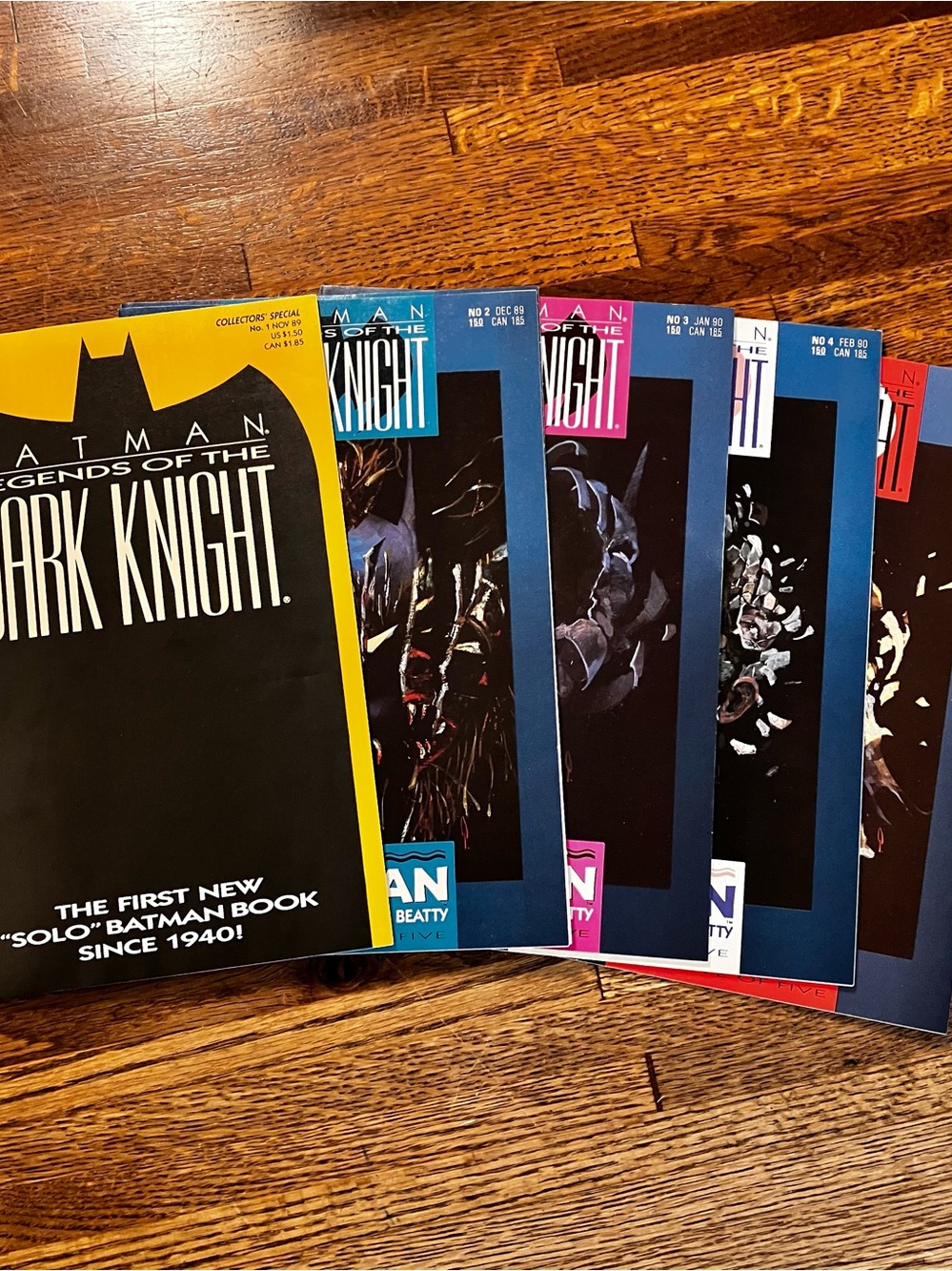 (5) Batman comic books - graphic novels